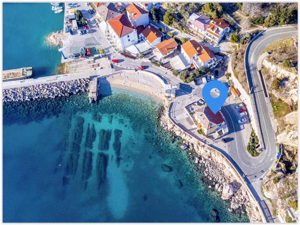 Beach Villa Baska Bagian luar foto