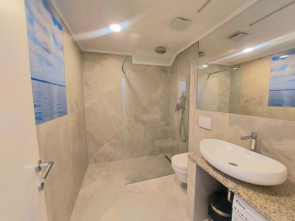 Beach Villa Baska Bagian luar foto