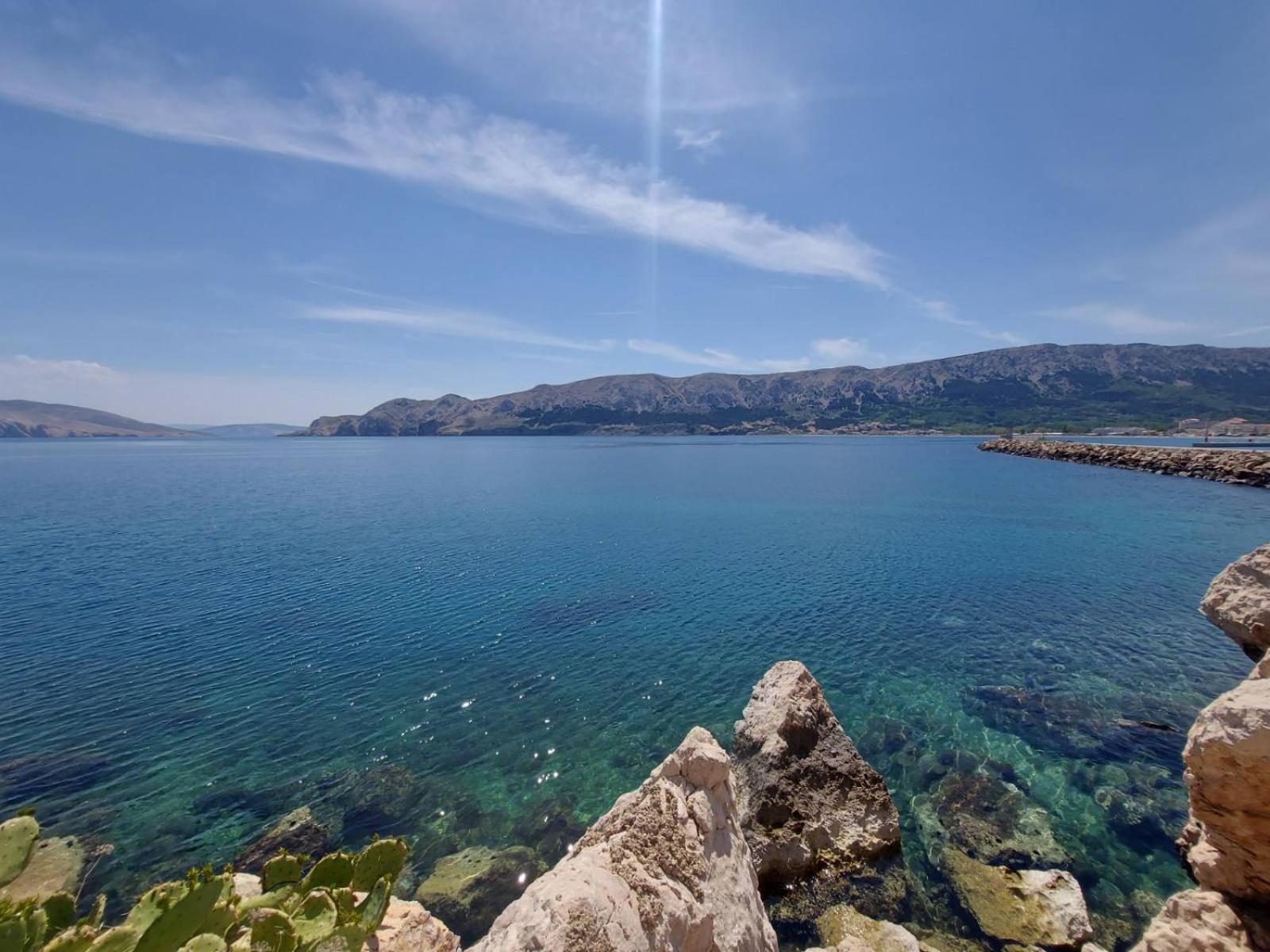Beach Villa Baska Bagian luar foto