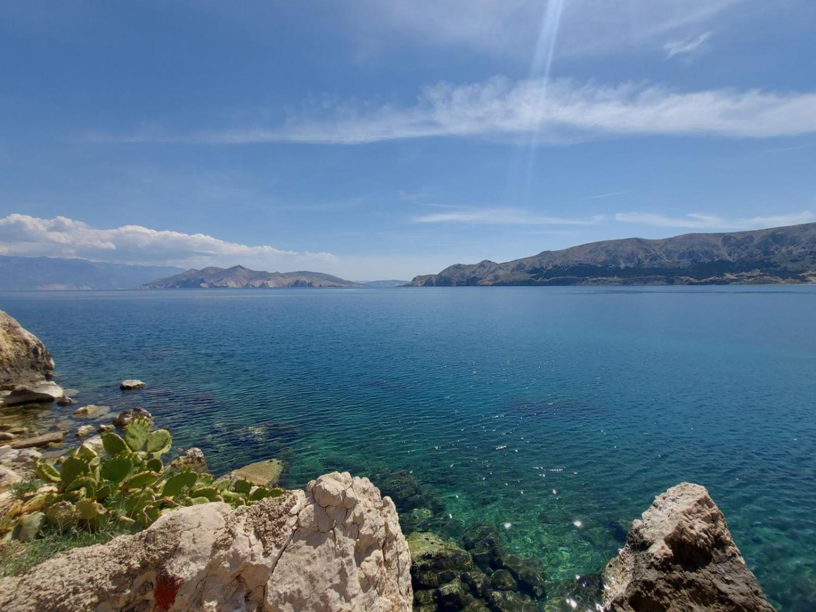 Beach Villa Baska Bagian luar foto