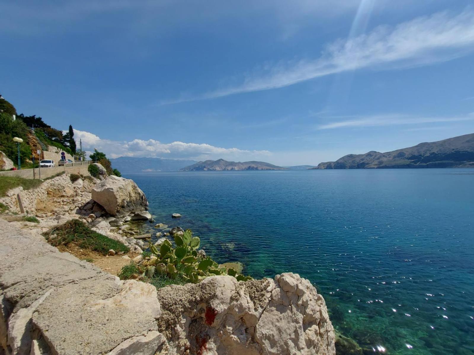 Beach Villa Baska Bagian luar foto