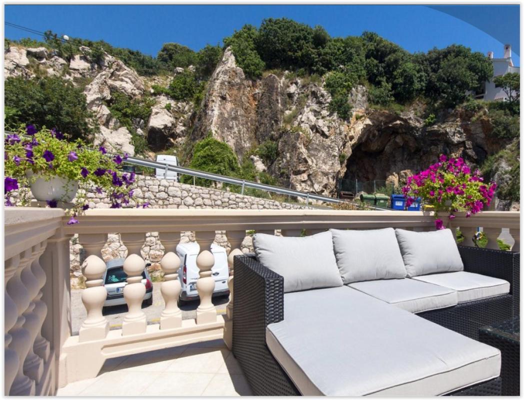 Beach Villa Baska Bagian luar foto